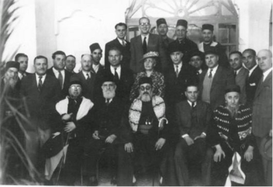 Mme Roosevelt et rabbins 1948.jpg